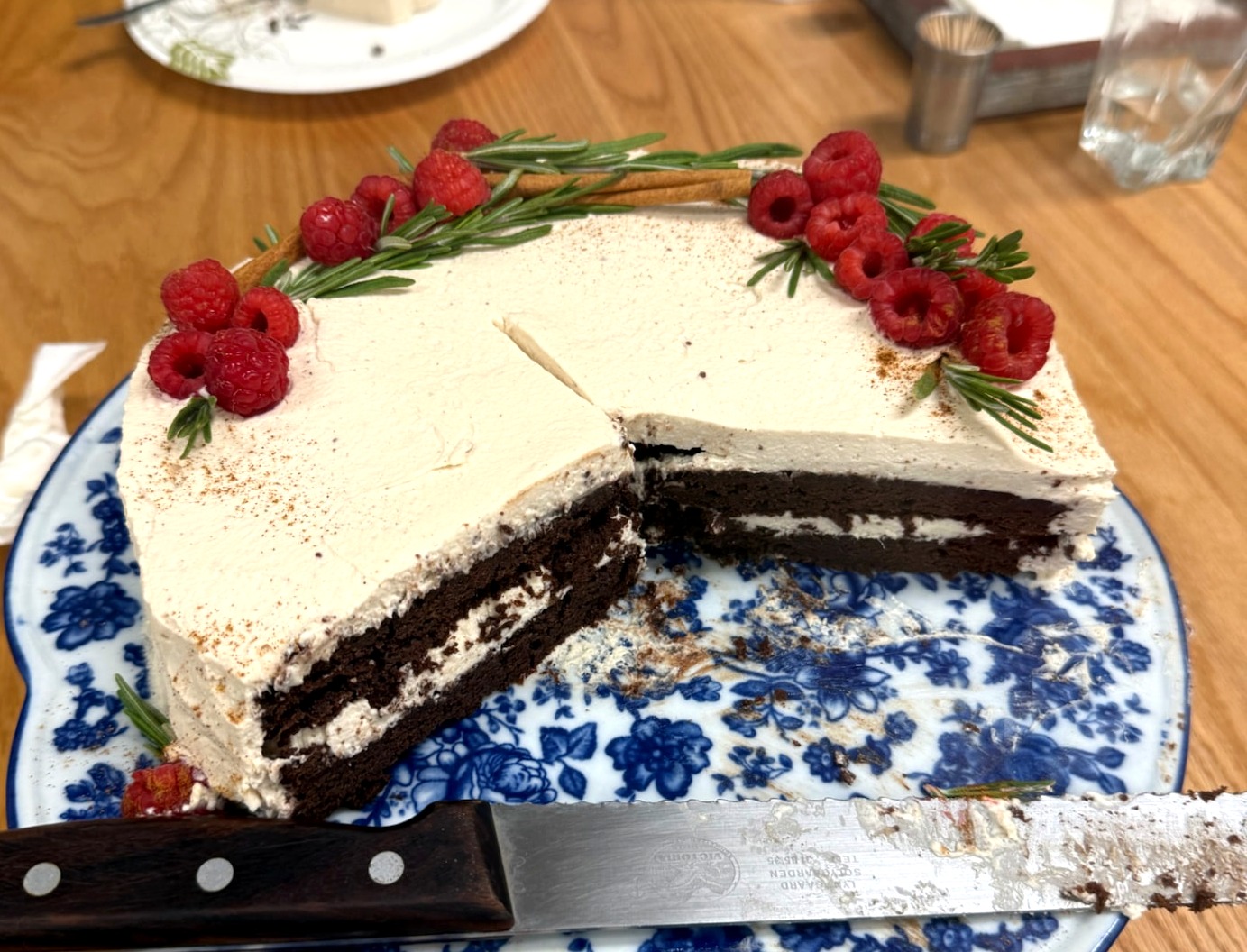 Chocolate Raspberry — Raspberries, rosemary, and cinnamon dusting