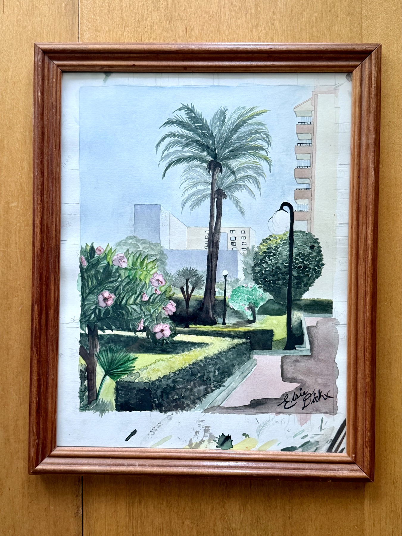 Paríso — a watercolor print by Elsie